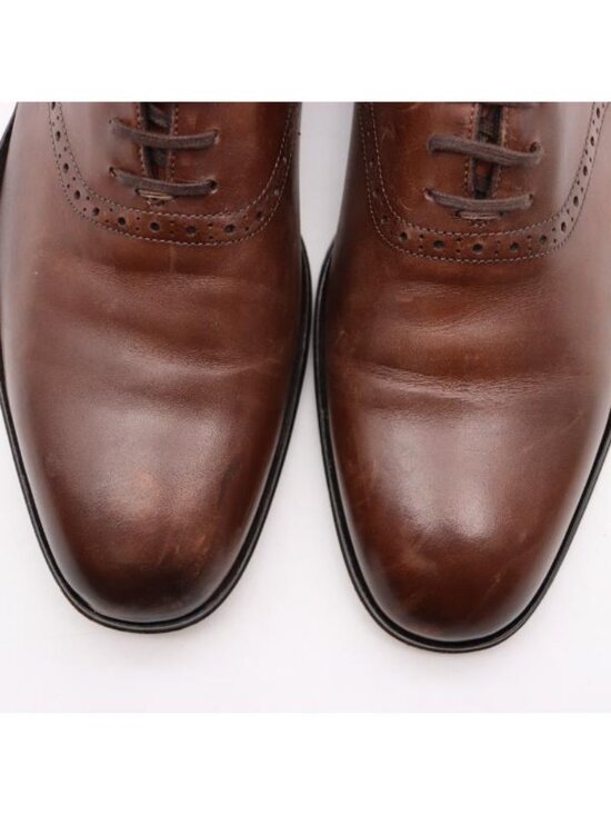 M. Gemi Saddle Brown Wingtip Oxford Dress Men\'s Size EU 43 Made In Italy main image 12